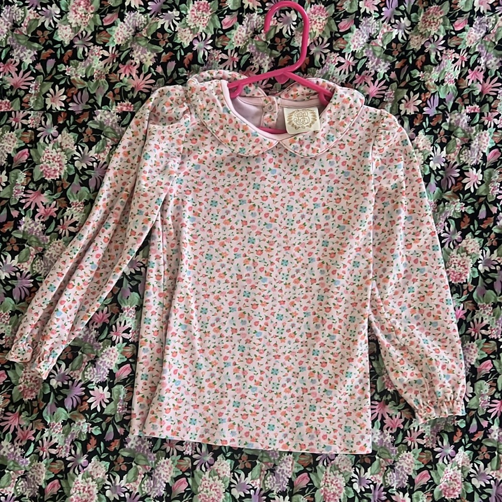 TBBC Floral Peter Pan Blouse
